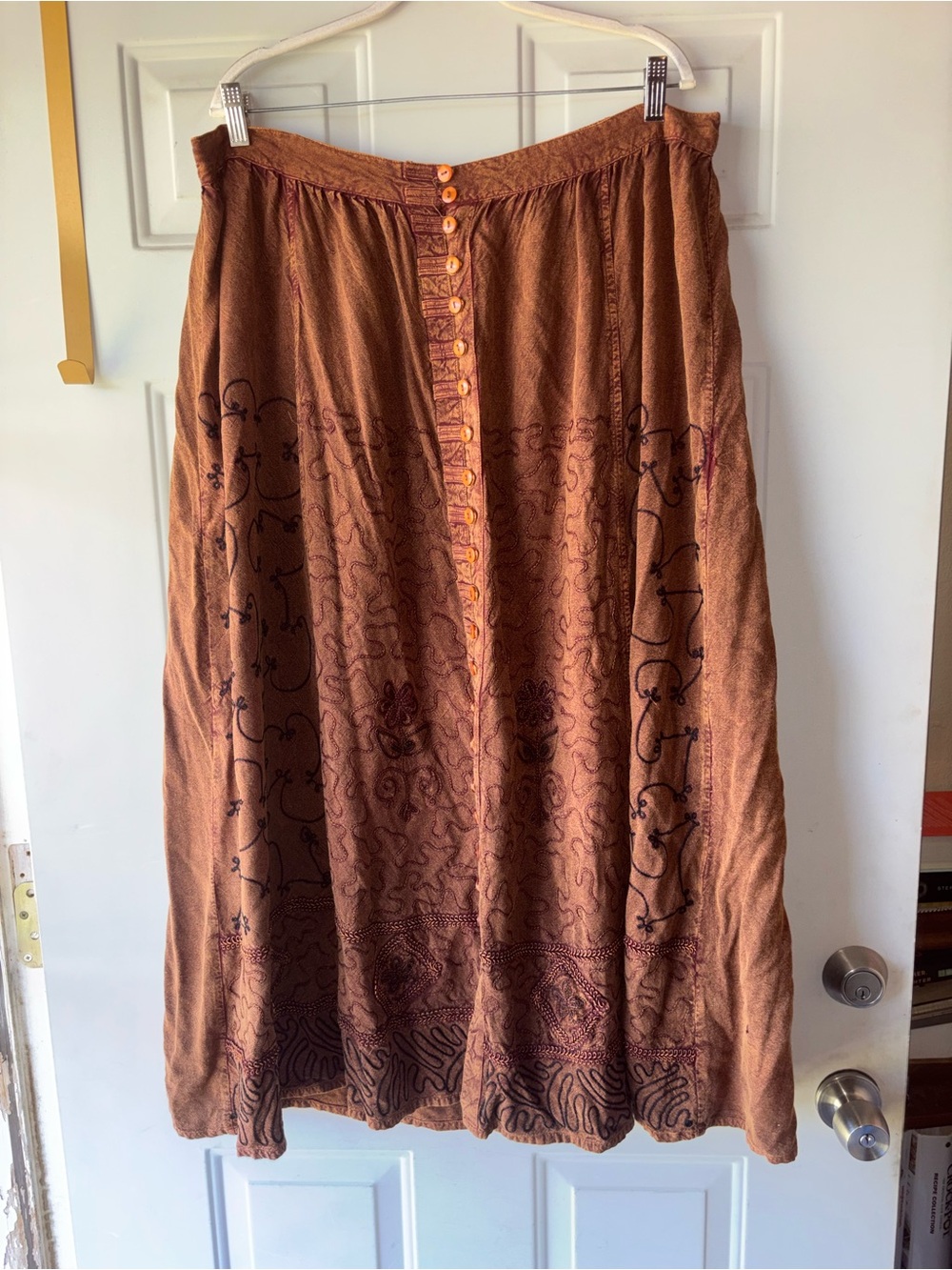 Speed Limit MPH vintage 90’s brown maxi skirt size 22/24 *Flaw*